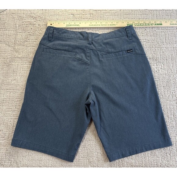 Volcom Chino Khaki Shorts Mens Size 32 X 10 Blue Cotton/Polyester - Picture 7 of 11